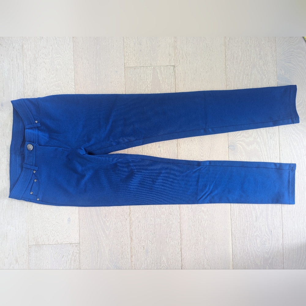 Unbranded Blue Stretch Ponte Skinny Pant; Size S/M - Picture 3 of 6